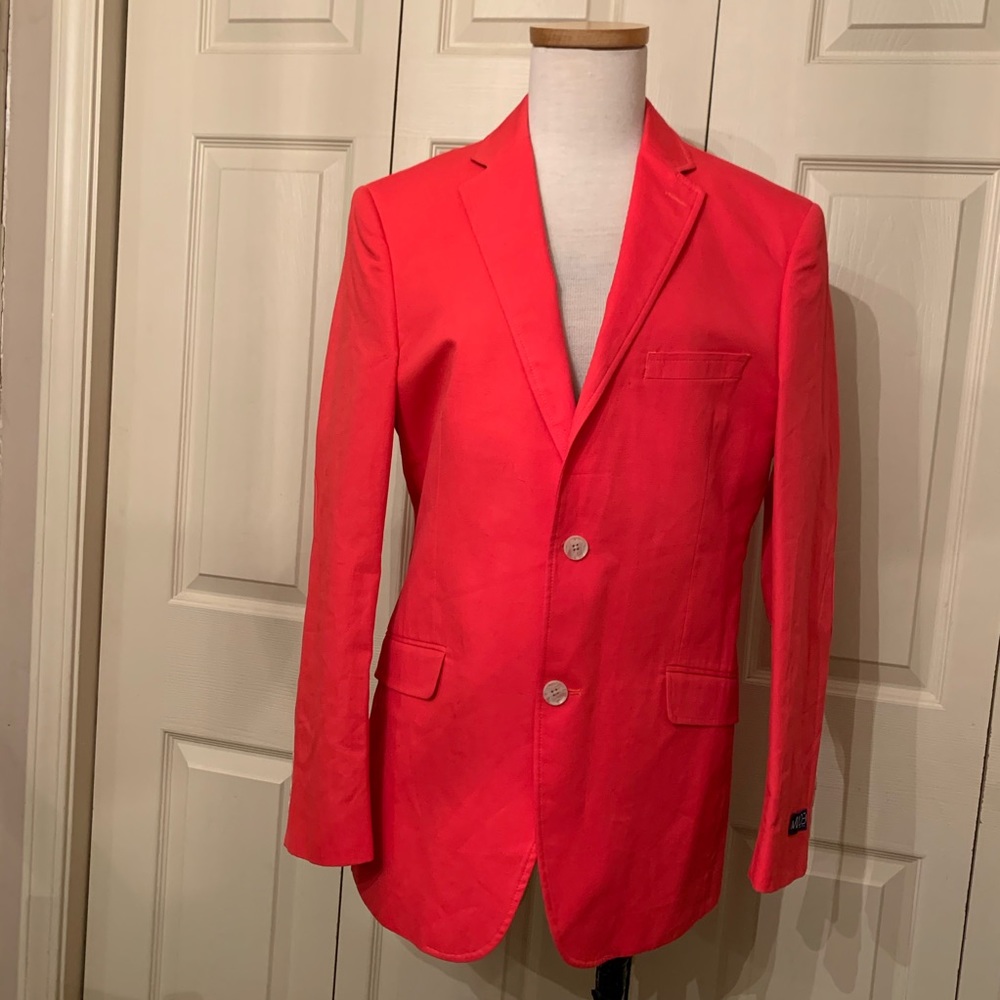 MADE Cam Newton $150 Coral Sports Blazer Size 38R
